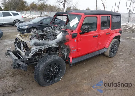 2023 Jeep Wrangler 4Xe Sahara 4X4 from USA, damaged, VIN 1C4JJXP60PW650782